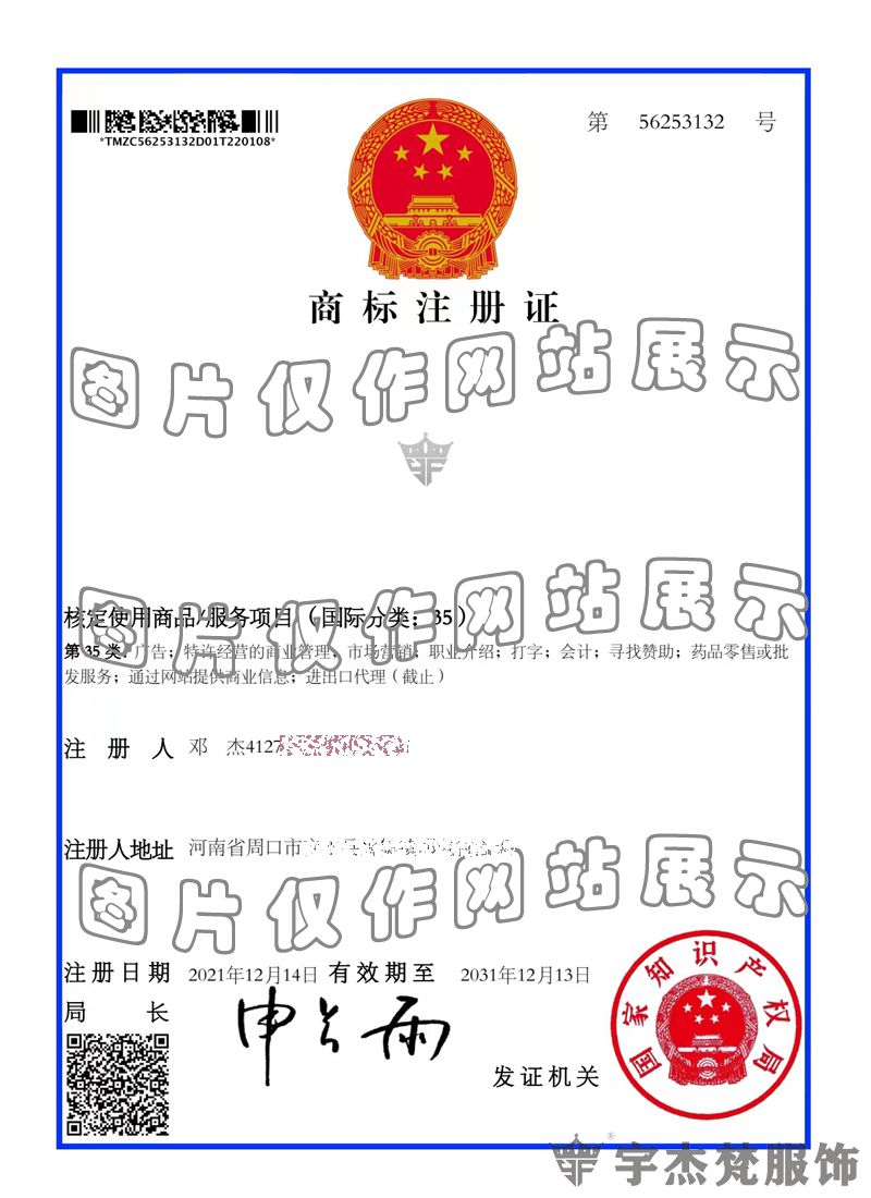 商标注册证书图形35(图1)